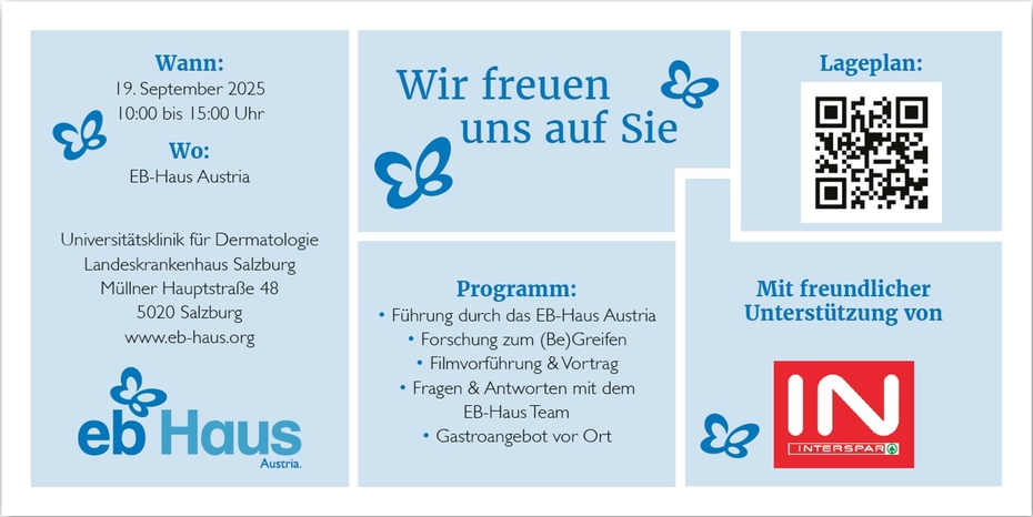 Programm Tag der offenen Tür EB-Haus Austria Programm 19. September 2025 - Tag der offenen Tür EB-Haus Austria