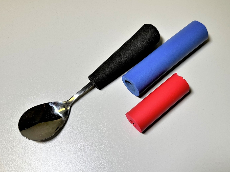 Schaumgummi-Griffe für Besteck