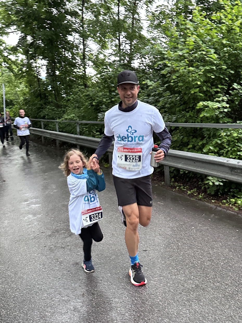 Läufer aus dem EB-Haus Team beim Inclusion Run