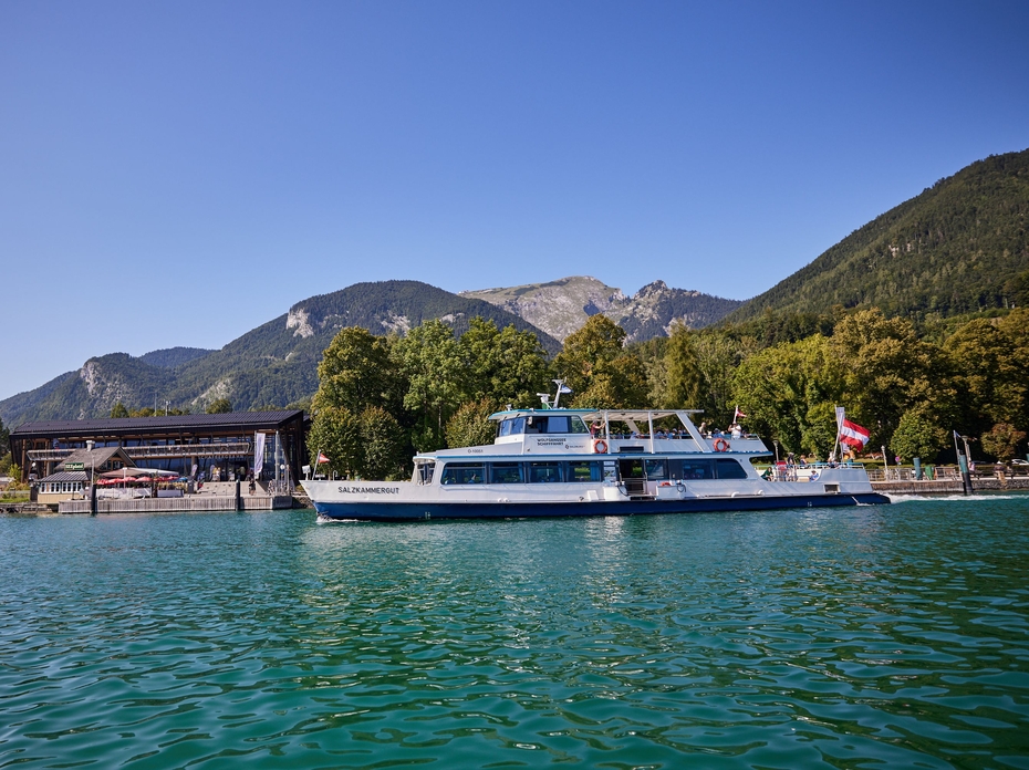 Schifffahrt am Wolfgangsee im Salzkammergut
