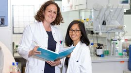 EB House researchers Josefina Pinon-Hofbauer, PhD & Christina Guttmann-Gruber, PhD